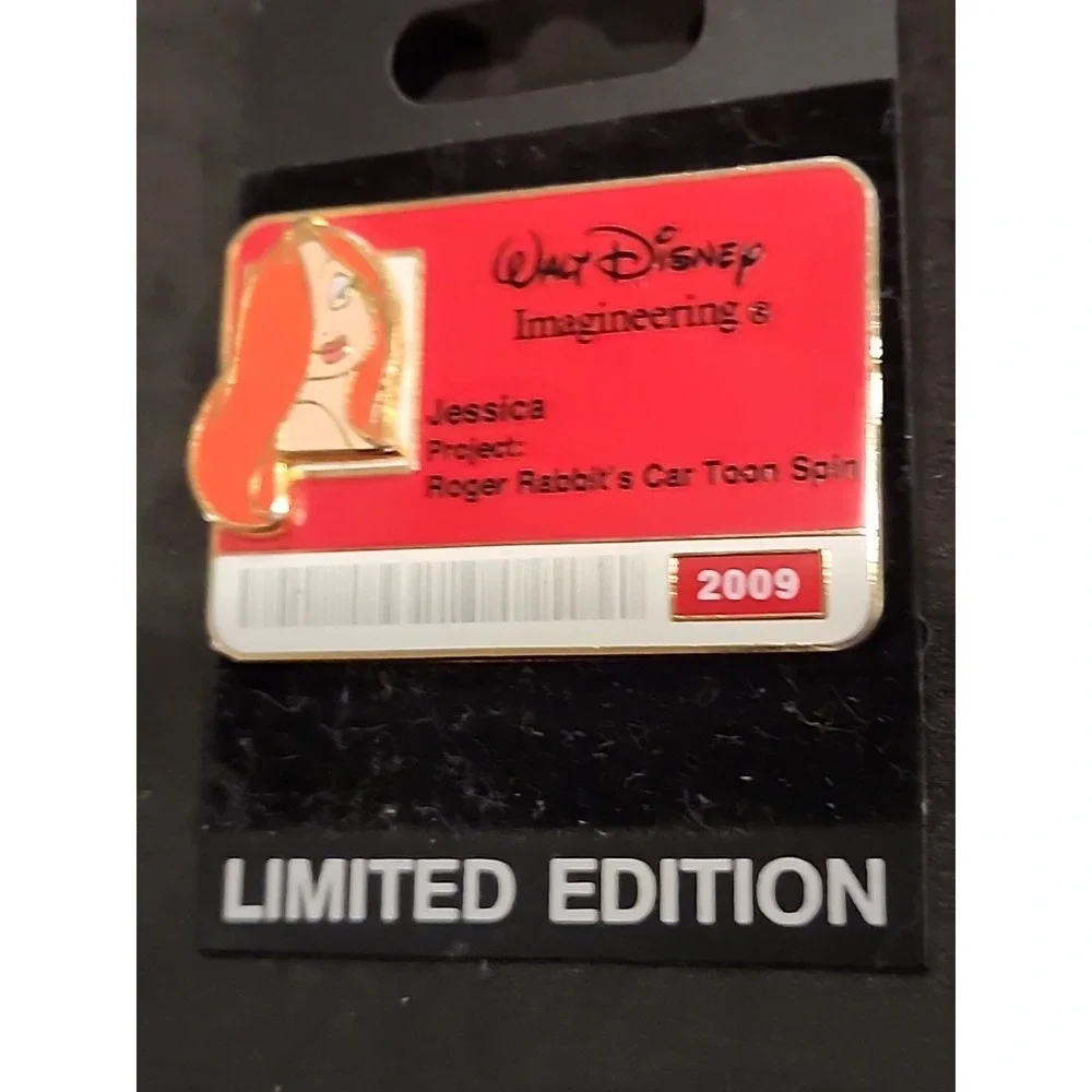Disney Pin JESSICA RABBIT WDI‎ ID Badge 2009 Cast Member Exclusive LE 300 69582